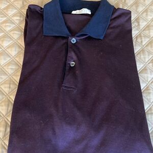 Barney’s New York Golf Short Sleeve Mens’ Cotton Polo Shirt. Made in Italy.